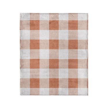 Buffalo Plaid Light Terracotta in Medium (50" x 60") Size