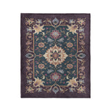 Miriam Navy & Purple in Medium (50" x 60") Size