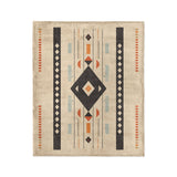 Zosia Black & Taupe in Medium (50" x 60") Size