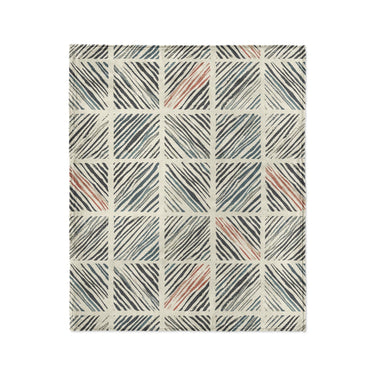 Lionel Black & Ivory in Medium (50" x 60") Size