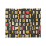Milo Black, Red, & Yellow in Medium (50" x 60") Size