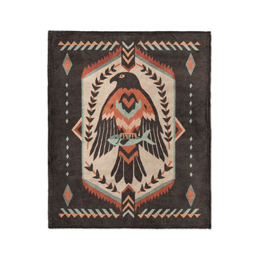 Falcon with a Snack in Medium (50" x 60") Size