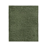 Terra Olive Green in Medium (50" x 60") Size