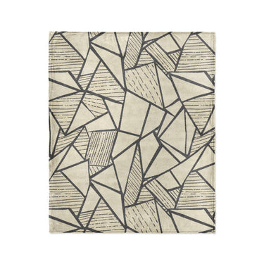 Harlan Ivory & Black in Medium (50" x 60") Size