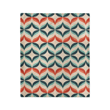 Jasper Blue & Red in Medium (50" x 60") Size