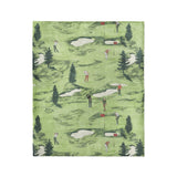 Out on the Links in Medium (50" x 60") Size