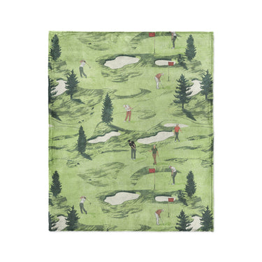 Out on the Links in Medium (50" x 60") Size