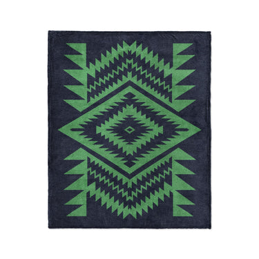 Reyno Kelly & Navy in Medium (50" x 60") Size