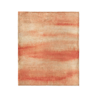 Ophelia Watercolor Peach Balayage in Medium (50" x 60") Size