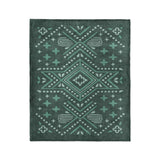 Durand Deep Turquoise in Medium (50" x 60") Size