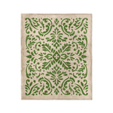 Floranna Ivory & Green in Medium (50" x 60") Size