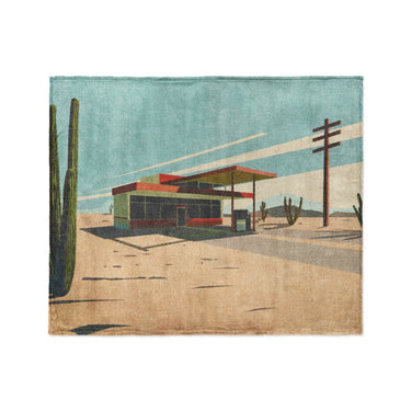 Desert Fill Station in Medium (50" x 60") Size