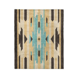 Jessa Blue & Ivory in Medium (50" x 60") Size