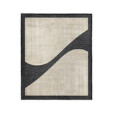 Esteban Ivory & Black in Medium (50" x 60") Size