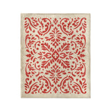 Floranna Ivory & Red in Medium (50" x 60") Size