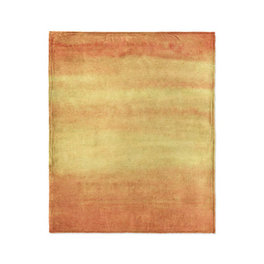 Jacinda Watercolor Fire Orange Ombre in Medium (50" x 60") Size