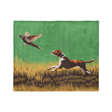 That Dog'll Hunt Green in Medium (50" x 60") Size
