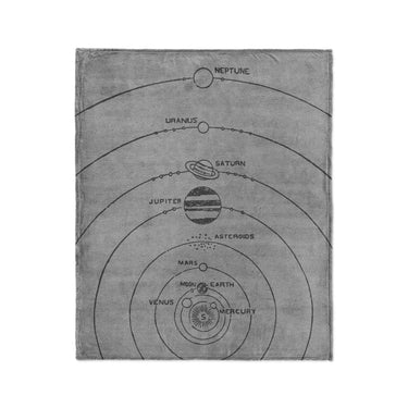 Solar System Grey & Black in Medium (50" x 60") Size