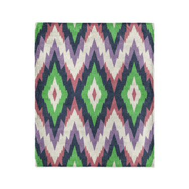 Dyani Eggplant & Matcha in Medium (50" x 60") Size