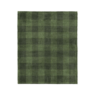Buffalo Plaid Dark Olive in Medium (50" x 60") Size