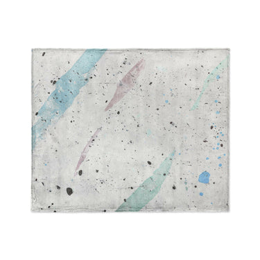 Stephanie Cool Splatter in Medium (50" x 60") Size