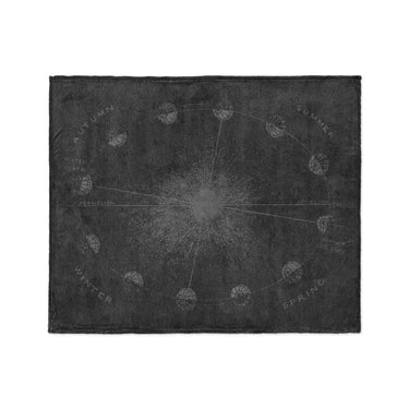 Equinox Black & Charcoal in Medium (50" x 60") Size