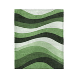 Sinuous Green Monochrome in Medium (50" x 60") Size