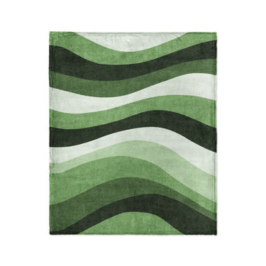 Sinuous Green Monochrome in Medium (50" x 60") Size