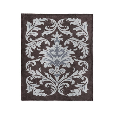 Aubrey Maroon & Light Blue in Medium (50" x 60") Size