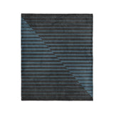 Euclid Black & Slate in Medium (50" x 60") Size