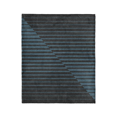 Euclid Black & Slate in Medium (50" x 60") Size