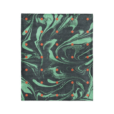 Acid Burn Teal & Orange in Medium (50" x 60") Size