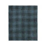 Buffalo Plaid Dark Navy in Medium (50" x 60") Size