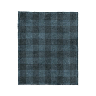 Buffalo Plaid Dark Navy in Medium (50" x 60") Size