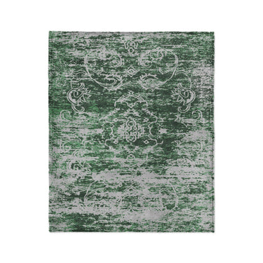 Bennett Green & Grey in Medium (50" x 60") Size