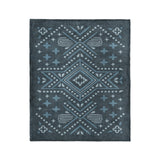 Durand Navy Blue in Medium (50" x 60") Size