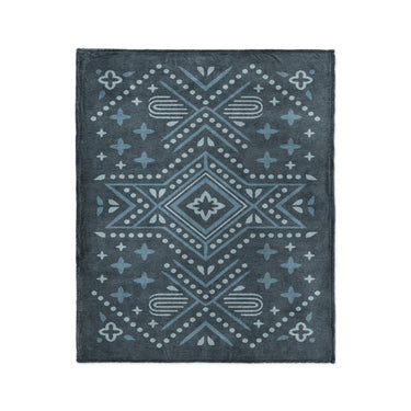 Durand Navy Blue in Medium (50" x 60") Size