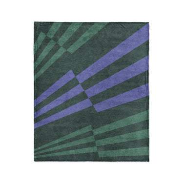 Prisma Mint & Periwinkle in Medium (50" x 60") Size