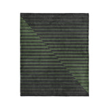 Euclid Black & Green in Medium (50" x 60") Size