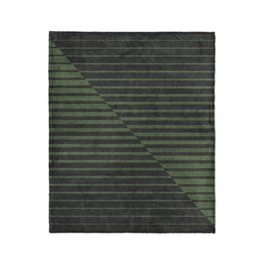 Euclid Black & Green in Medium (50" x 60") Size