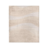 Sinuous Ivory Monochrome in Medium (50" x 60") Size