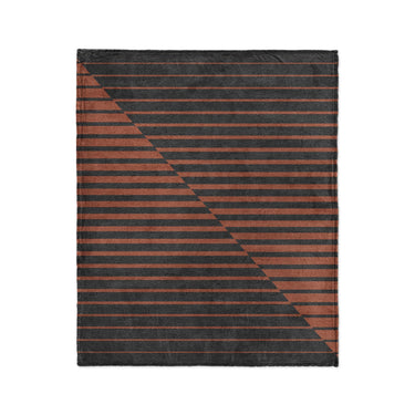 Euclid Black & Rust in Medium (50" x 60") Size