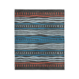 Delsin Blue & Black in Medium (50" x 60") Size