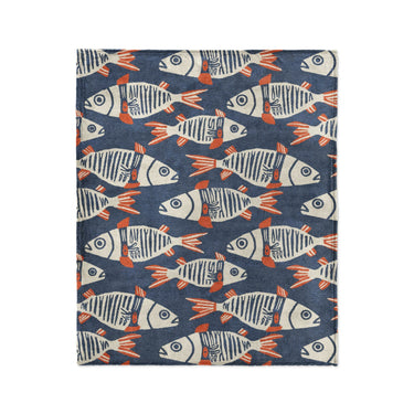 Tribal Fish in Medium (50" x 60") Size