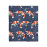 Tribal Prawns in Medium (50" x 60") Size