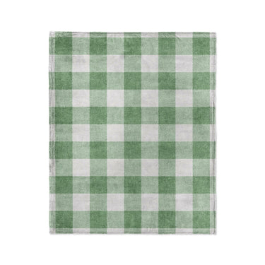 Buffalo Plaid Kelly Green in Medium (50" x 60") Size
