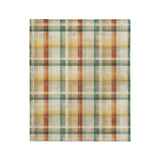 Madras Plaid Taupe Green in Medium (50" x 60") Size