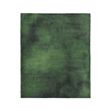 Andromeda Watercolor Navy & Kelly Green in Medium (50" x 60") Size