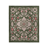 Annette Green & Coral in Medium (50" x 60") Size
