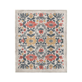 Corriana Navy & Red in Medium (50" x 60") Size